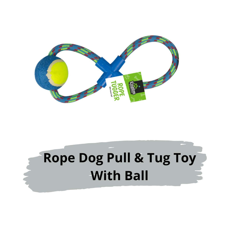 Pack Of 4 Dog Toys Tough And Durable Rope Chew Bundle Puppy Toys From 8 Weeks - Teething Training And Interactive Dog Toys For Boredom - Relieve Boredom For Puppy And Small Dogs - PawsPlanet Australia