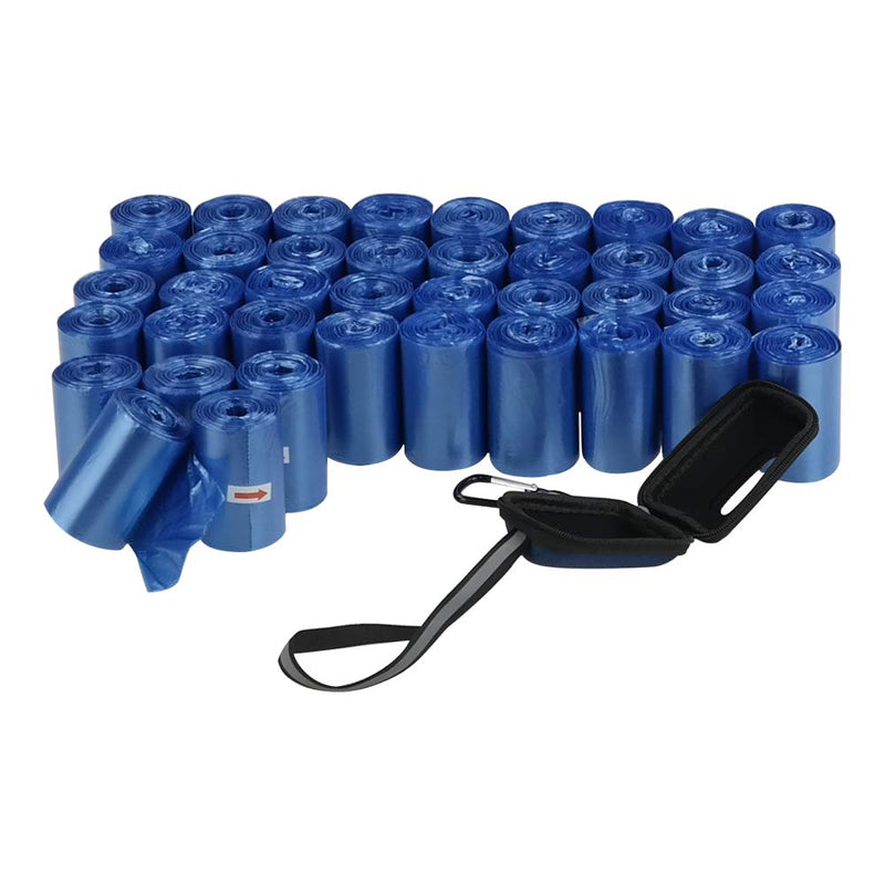 Nesmilers Blue Dog Poop Bags Dog Waste Bags, 40 Rolls/1400 Bags - PawsPlanet Australia