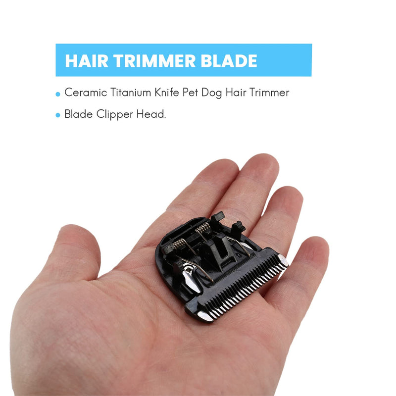 Torribaly High Quality Black Ceramic Titanium Knife Pet Dog Hair Blade Clipper Head for P2 P3 P6 P9 S1 ZP-295 ZP-293 4,Father's Day Gift - PawsPlanet Australia
