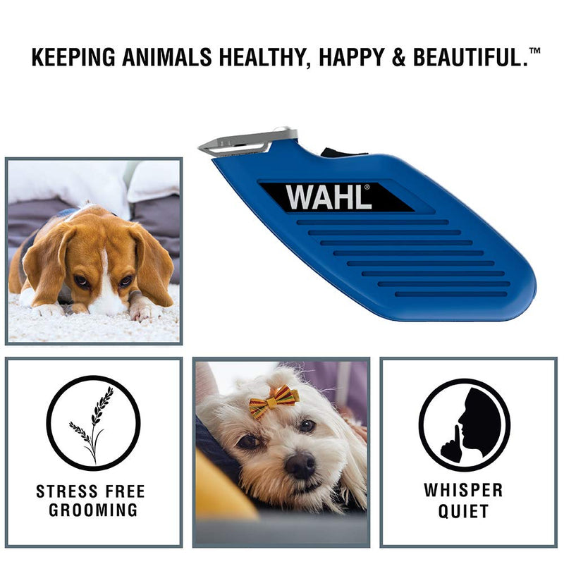 [Australia] - Wahl Professional Animal Pocket Pro Horse, Dog, Cat, and Pet Compact Trimmer and Grooming Kit Blue 