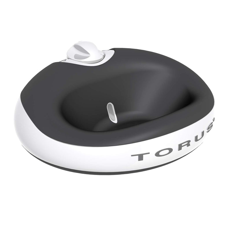 Torus 1-Liter Water Bowl, Charcoal - PawsPlanet Australia