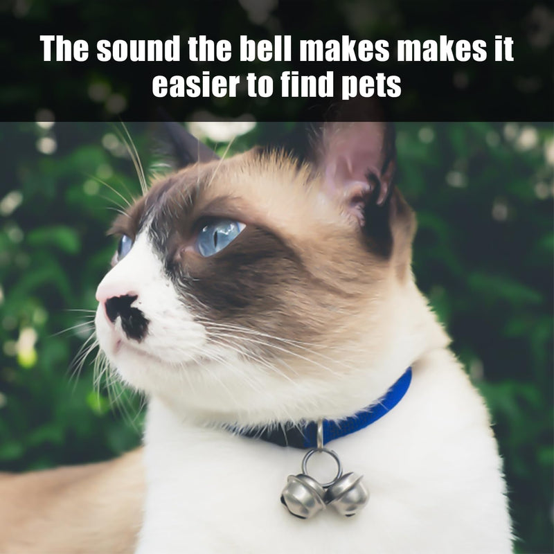 MAXQUU 8pcs Loud Dog and Cat Collar Bells, 4pcs Keychains, Retro Loud Pet Collars, Pet Tracking Bells, Suitable for Pet Training of Cats and Dogs - PawsPlanet Australia