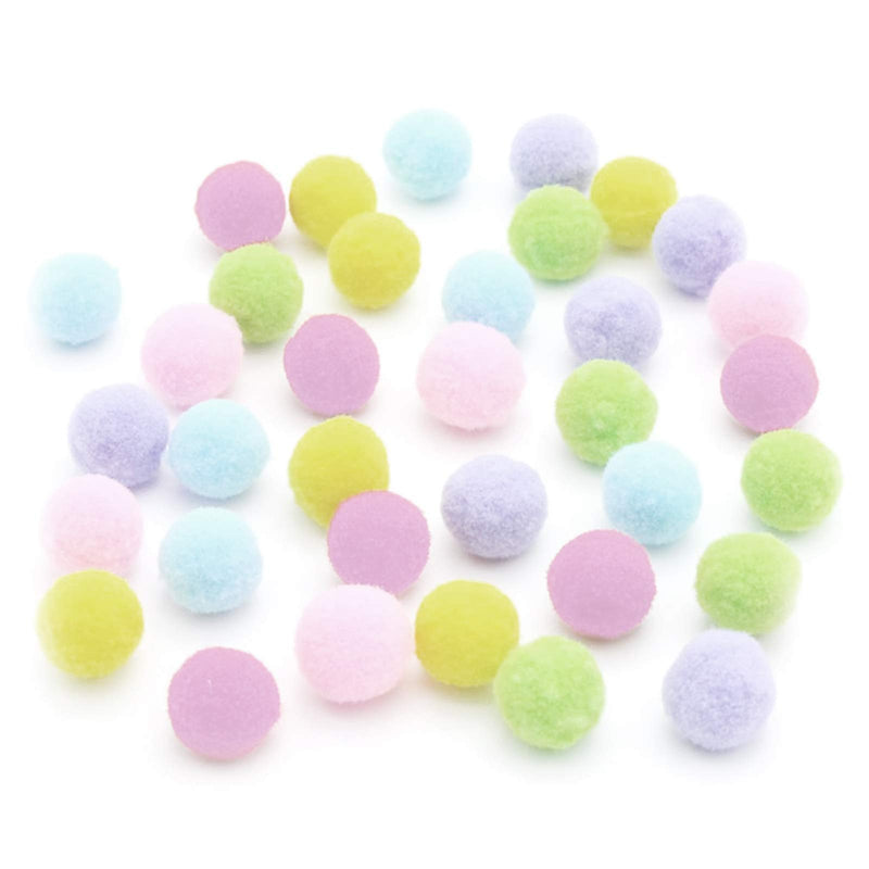 Andiker 30PCS Soft Cat Balls, 3CM Cat Pompoms Colorful Cat Toys for Indoor Cats to Catch Chase Plush Scratching DIY Kitten Chew Toys, Interactive Toys for Cats and Kittens (Multicolor 30pcs) Multicolor 30pcs - PawsPlanet Australia