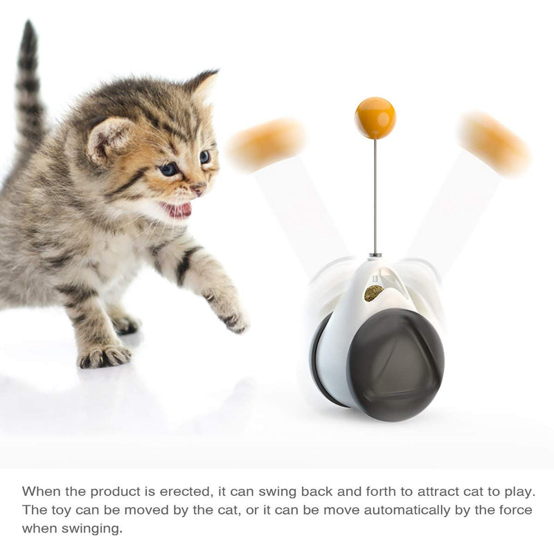 iBune Balanced Cat Toy with ball, Interactive Toys for Indoor Cats Rotating Rolling Balls for Cat - PawsPlanet Australia