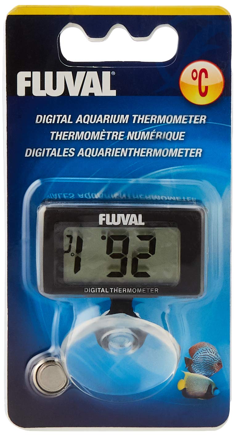 Fluval 11195 Submersible Digital Thermometer, Black - PawsPlanet Australia