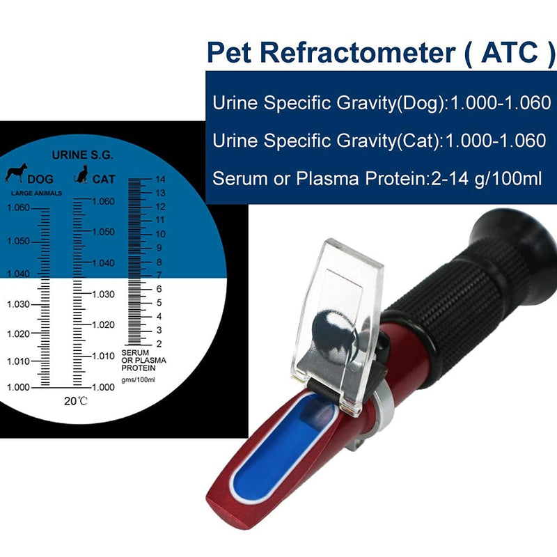 Rhino Clinical Pet (Dog & Cat) Refractometer HR305 (ATC), Urine Specific Test - PawsPlanet Australia