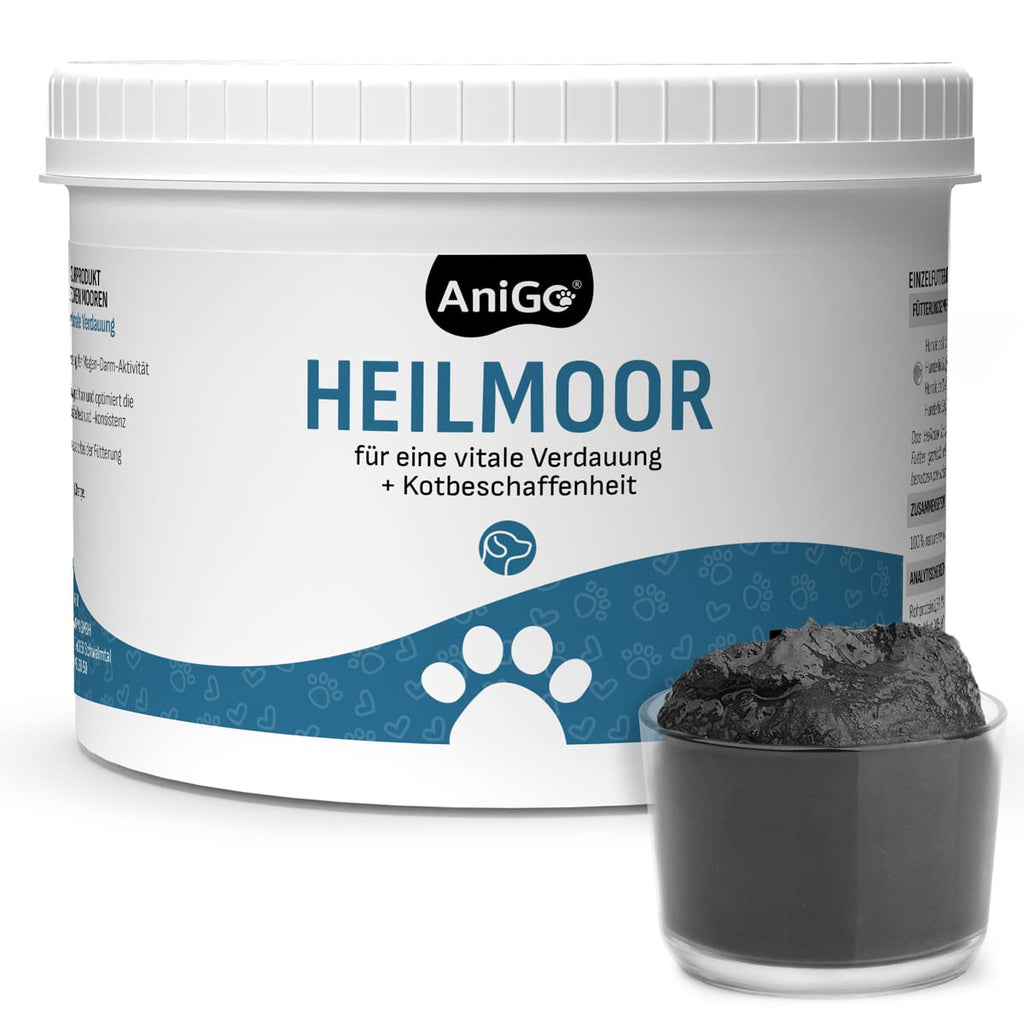 AniGo Healing Moor for Dogs 500g - Improves the quality of the stool, optimal digestion, immune system, gastrointestinal activity, appetite stimulation I Natural healing clay moor for dogs - PawsPlanet Australia