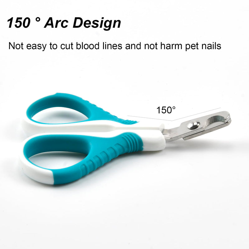 AKIRO Cat Nail Clipper, Cat Claw Trimmers, Pet Nail Clippers for Small Animals, Cat Claw Clippers, Cat Clippers for Nails, Kitten Nail Clipper, with Safety Guard and Sharp Angled Blade - PawsPlanet Australia