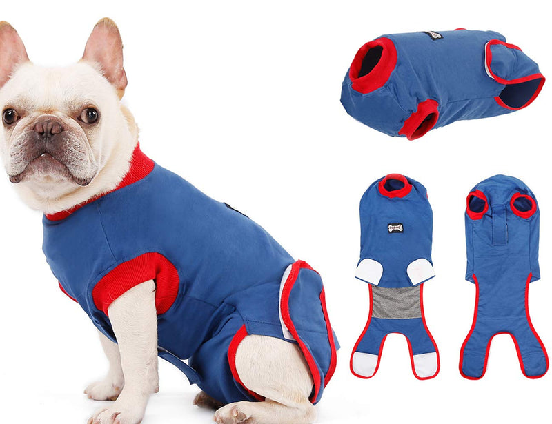 Tineer Dog Recovery Suit - Pure Cotton E Collar Alternative for Dogs Protection Puppy Wounds After Surgery Wear - Prevent Licking, Biting, and Harassment of Other Pets XXL - PawsPlanet Australia
