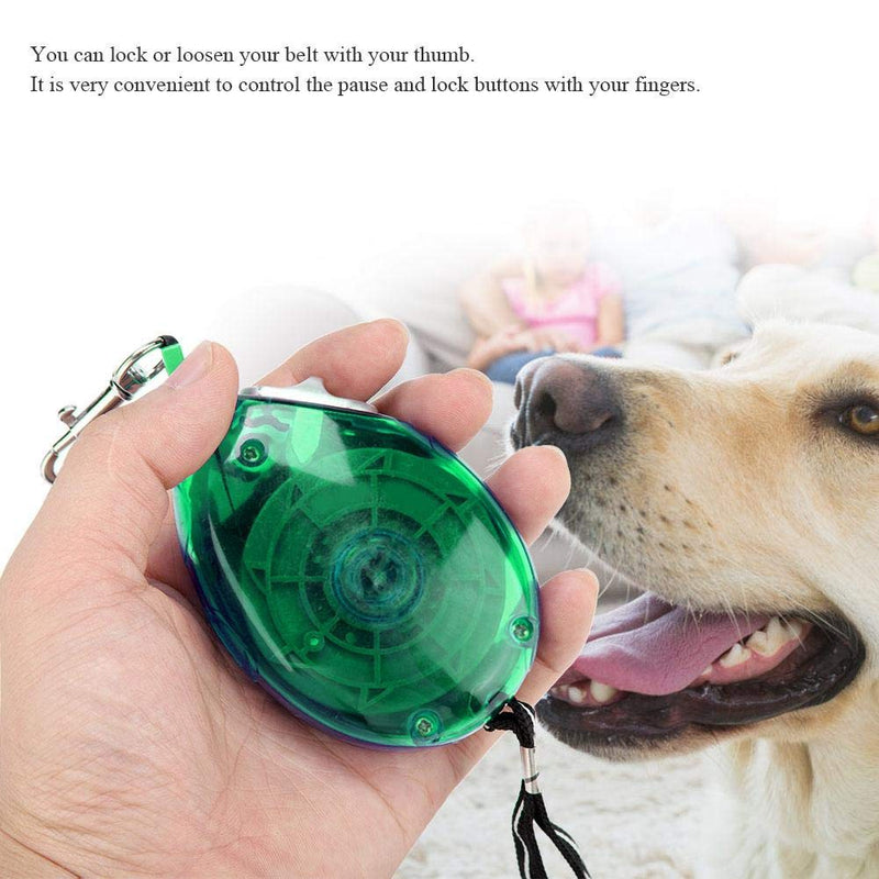 Dog Leash Roll Leash Retractable Dog Leash 7.9ft Dog Leash Jogging Lead Tangle-Free Nylon Leashes for Pets One-Handed Brake Break Lock for Small and Medium Dogs (Green) Green - PawsPlanet Australia