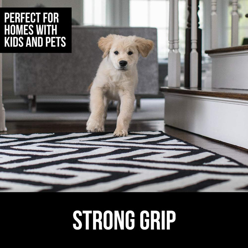 Gorilla Grip Original Area Rug Gripper Pad, 5x7 Feet, Made in USA, for Hard Floors, Pads Available in Many Sizes, Provides Protection and Cushion for Area Rugs, Carpets and Floors 5' X 7' - PawsPlanet Australia