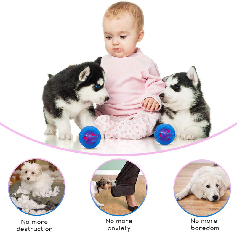 Dog Treat Ball - Dog Chew Toy Perfect for Medium Small Dog, Dog Puzzle Toys, Interactive Dog Toys, Dog Balls for IQ Training, Entertainment Interaction & Slow Feeding. - PawsPlanet Australia