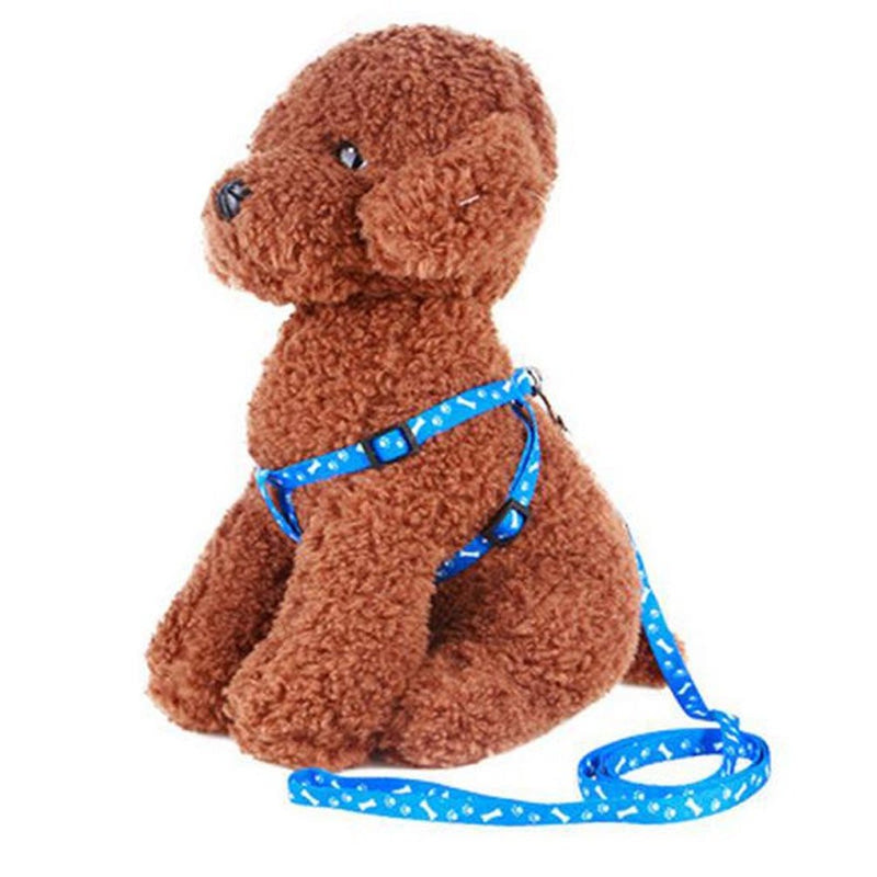 [Australia] - ColorMilky Cat Puppy Dog Harness and Leash Traction Kit Aqua Blue 