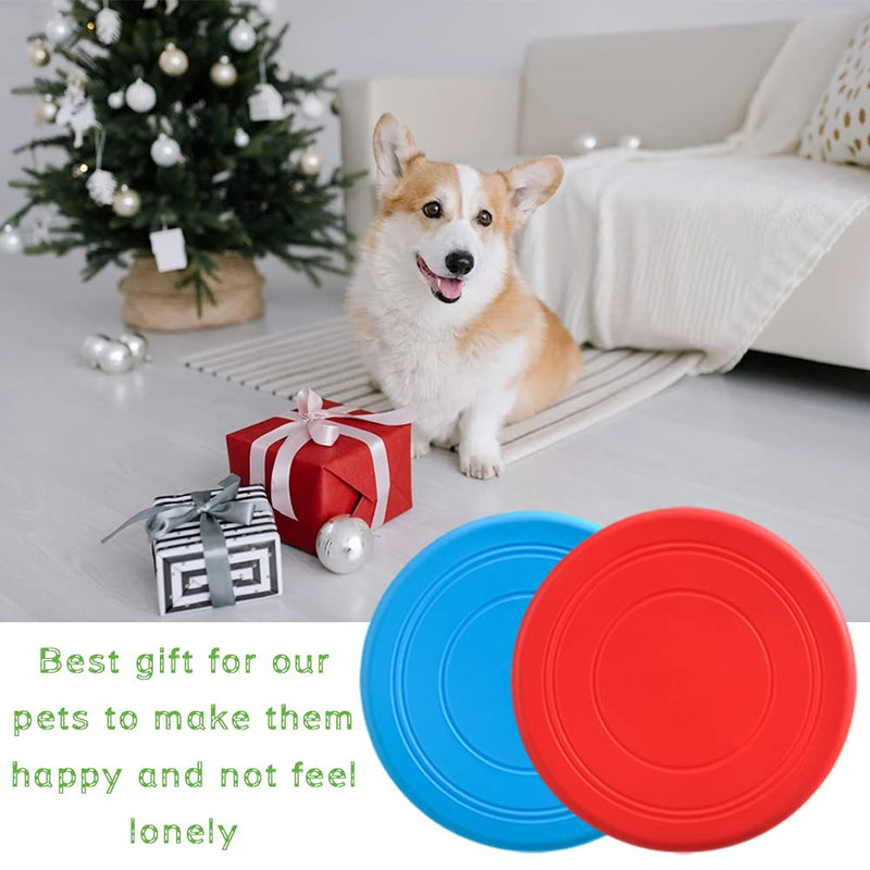 6 Pack Soft Frisbee Flying Disc,Dogs Training Interactive Toys,Lightweight Floating Saucer for Small to Medium Dog Outdoor Sport - PawsPlanet Australia