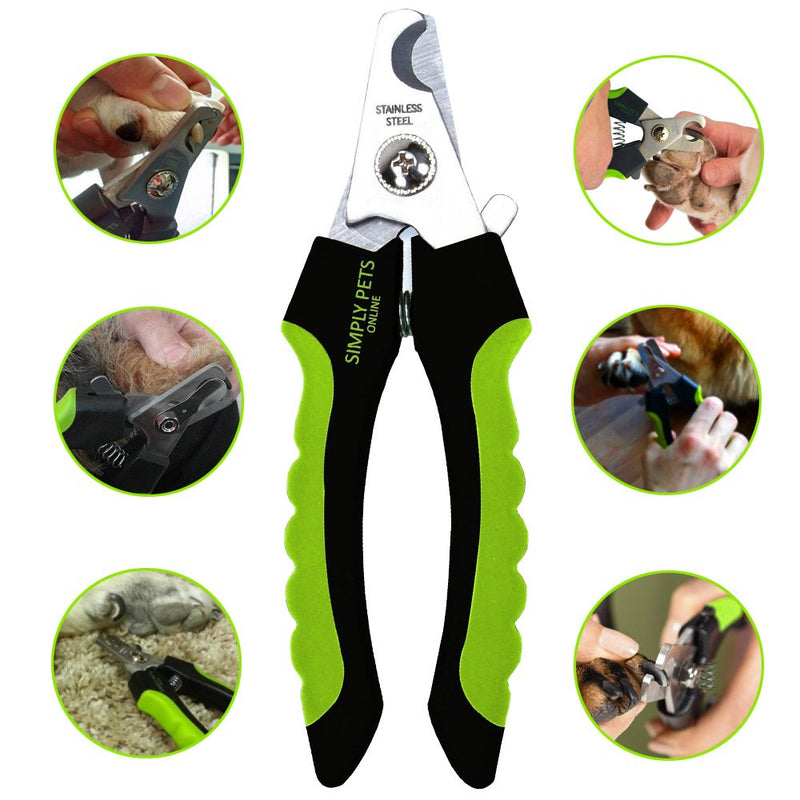 Dog Nail Clippers - Professional Nail Clippers for Dogs with Quick Sensor and Lock Single - PawsPlanet Australia