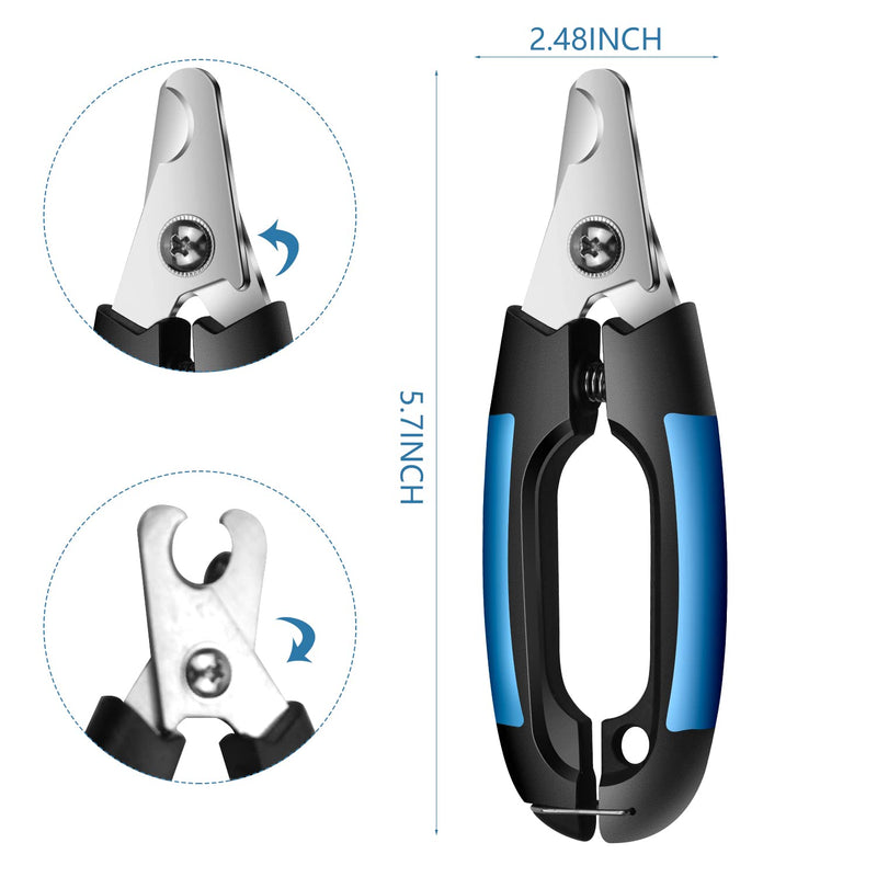 Yilisclothing Claw Scissors for Dogs, Pets Nail Clippers Claw Scissors for Cats Claw Clippers Claw Care Cutter with Nail File for Pets, Claw Care for Small Animals, 12.3 * 4.3cm - PawsPlanet Australia