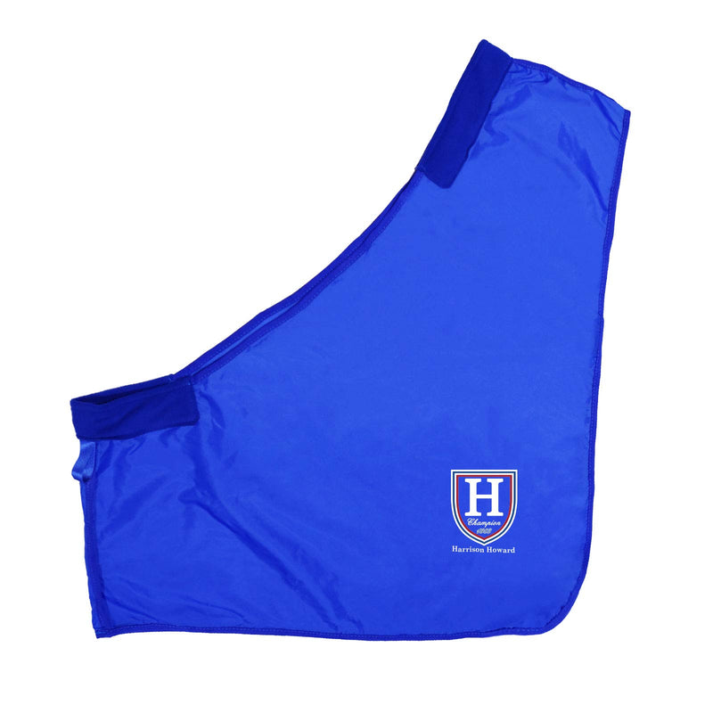 [Australia] - Harrison Howard Anti-Rub Vest Horse Shoulder Guard Chest Saver Wither Protector Champion Blue Full (Large 