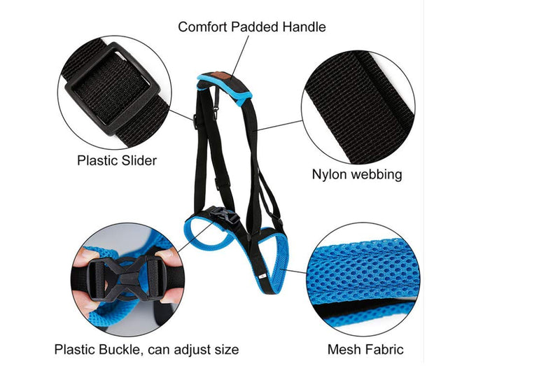 BePetMia Dog Lift Support Harness - Dog Support Harness for Back Legs, Help Lift the Back Legs, Dog Rear Harness Support for Elderly, injured, Sick and Disabled Dogs (M: 13.8-17.7 inch) M: 13.8-17.7 inch - PawsPlanet Australia