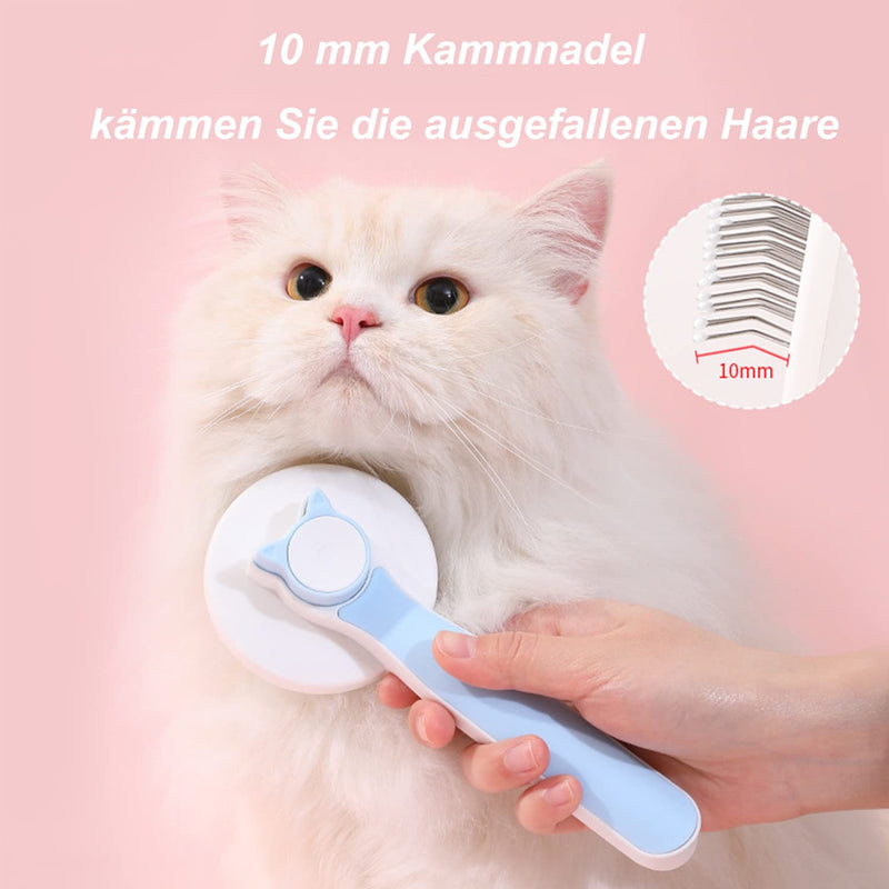 GutView pet hair remover, cat brush, pet brush, dog brush, fluffy pawz, with 2 pet hair removers for clothes, sofa, 4 pieces hair remover for pet hair remover washing machine (pink) pink - PawsPlanet Australia