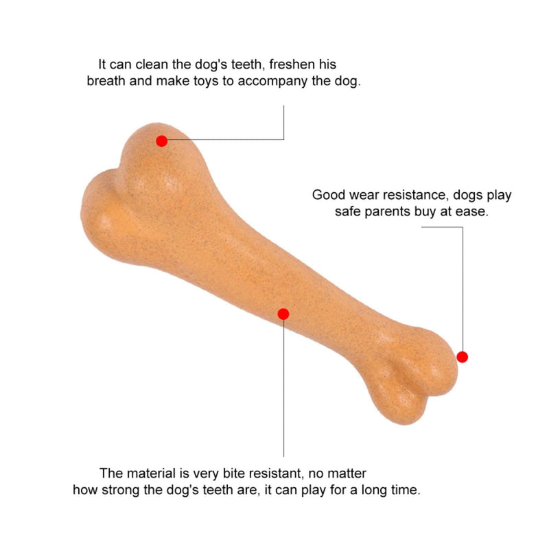 Dog Bone Toy，Dog Chew Toys Indestructible，Dog Bones，Tough Dog Toys，Dog Toothbrush Chew Toy，Aggressive Chew Toys for Dogs，Large Dog Toys for Boredom，Durable and Hard Beef-Flavored Dog Snack Chew Toy Beef flavor - PawsPlanet Australia