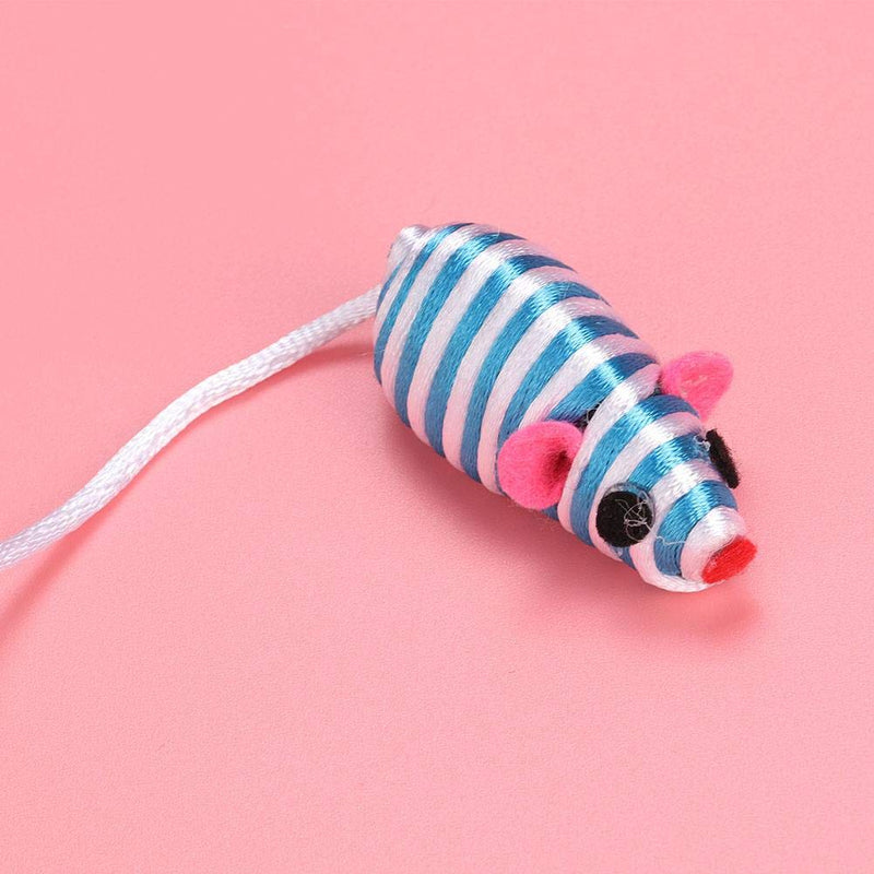 [Australia] - 10pcs Plush Snail Catnip Toy, Pet Cat Scratching Mouse Shaped Toys Having Fun Exerciser Interactive Chaser Teaser Toy for Cats Dogs Puppy Kitty Kitten Pets Novelty Gift 