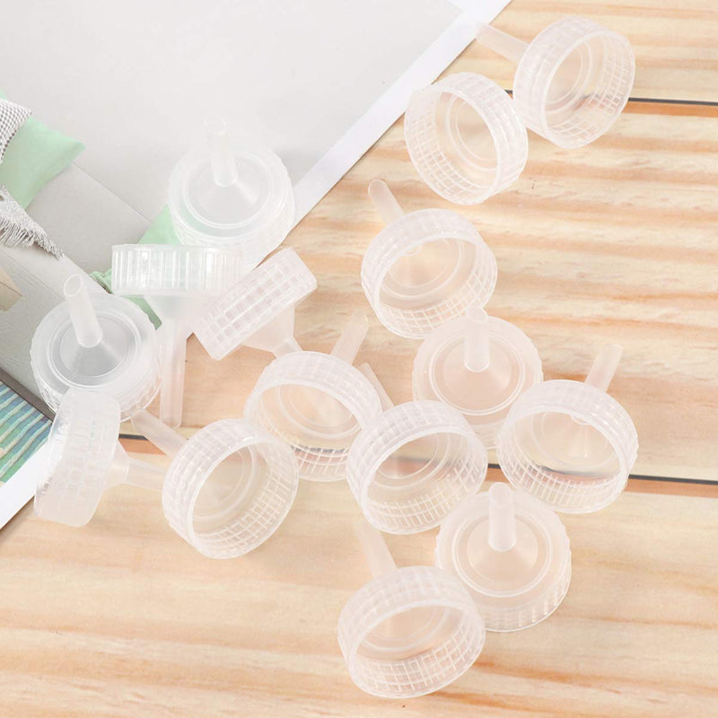 POPETPOP Brine Shrimp Artemia Hatchery Cola Bottle Adapters Brine Shrimp Hatchery Kit Shrimp Egg Incubator for Aquarium Fish Tank 15pcs - PawsPlanet Australia