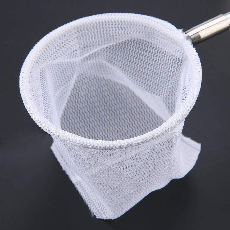 Pssopp Fishing Landing Net, Extendable Telescopic Fish Shrimp Skimming Net Stainless Steel Handle Fishing Net for Aquarium Fish Tank Pond Creek Round Green - PawsPlanet Australia