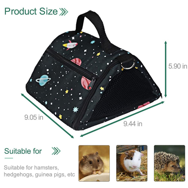 Hamiledyi Guinea Pig Carrier Bag, Portable Small Animal Travel Carrier Breathable Hamster Outgoing Pouch Rat Transport Handbag with Strap for Pet Mouse Sugar Glider Hedgehog Ferret - PawsPlanet Australia