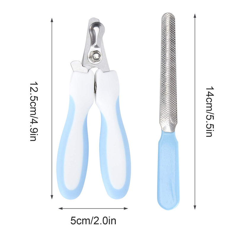 GLOGLOW Pets Nail Clippers, Stainless Steel Dog Nails Cutting Trimming Grooming Tool Cat Dog Nail Clippers Pet Safety Guard Best Pet Nail Trimmers for Animals Small S - PawsPlanet Australia