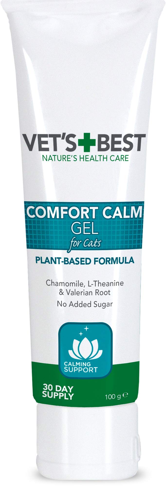 Vet's Best Comfort Calm Calming Cat Supplement - Promotes Relaxation and Balanced Behaviour, 100g - PawsPlanet Australia