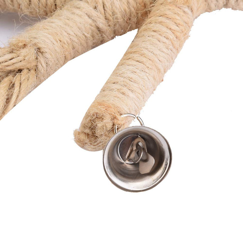 Sheens Unique Design Hemp Rope Bite Grinding Toys Hanging Rope Playing Supplies Beak Care Activity Centre Play Cages Decorative Accessories - PawsPlanet Australia