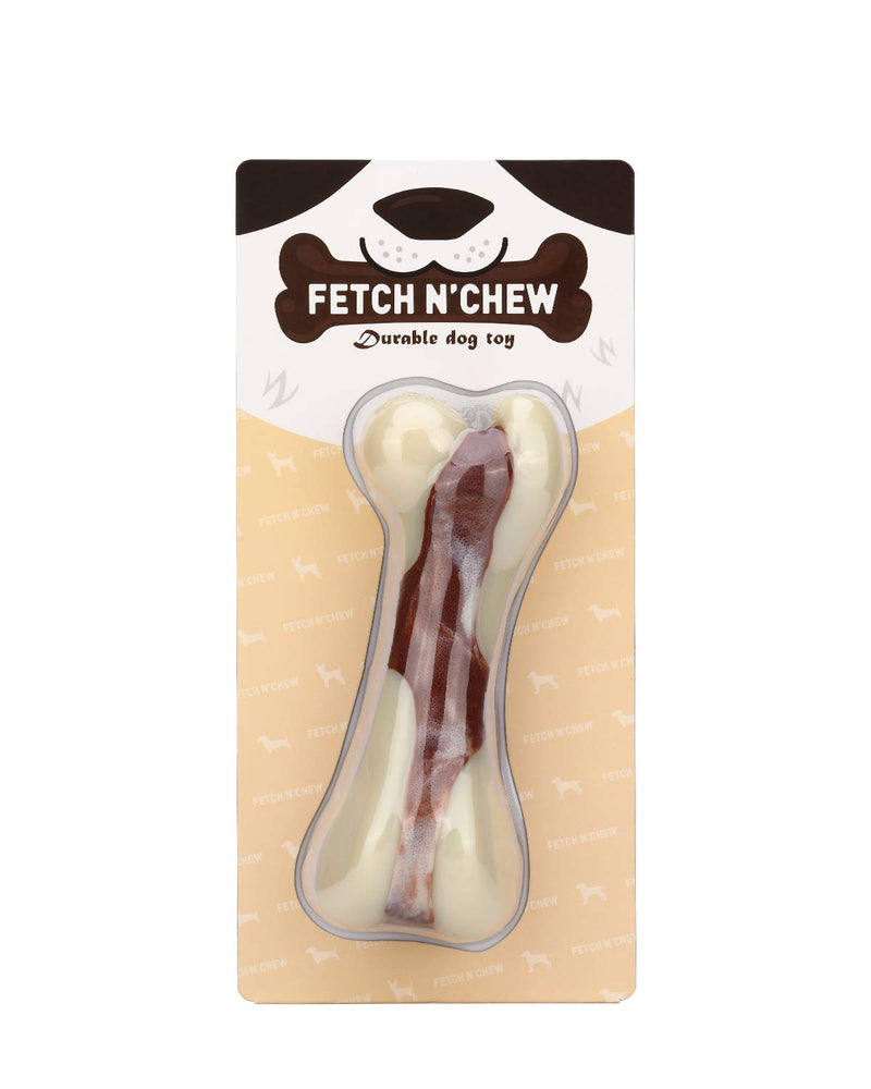 Indestructible Dog Chew Toys for Aggressive Chewers, Tikaton Real Beef Flavor Durable Dog Teething Chew Toys Bones for Large / Medium / Small Puppies - PawsPlanet Australia