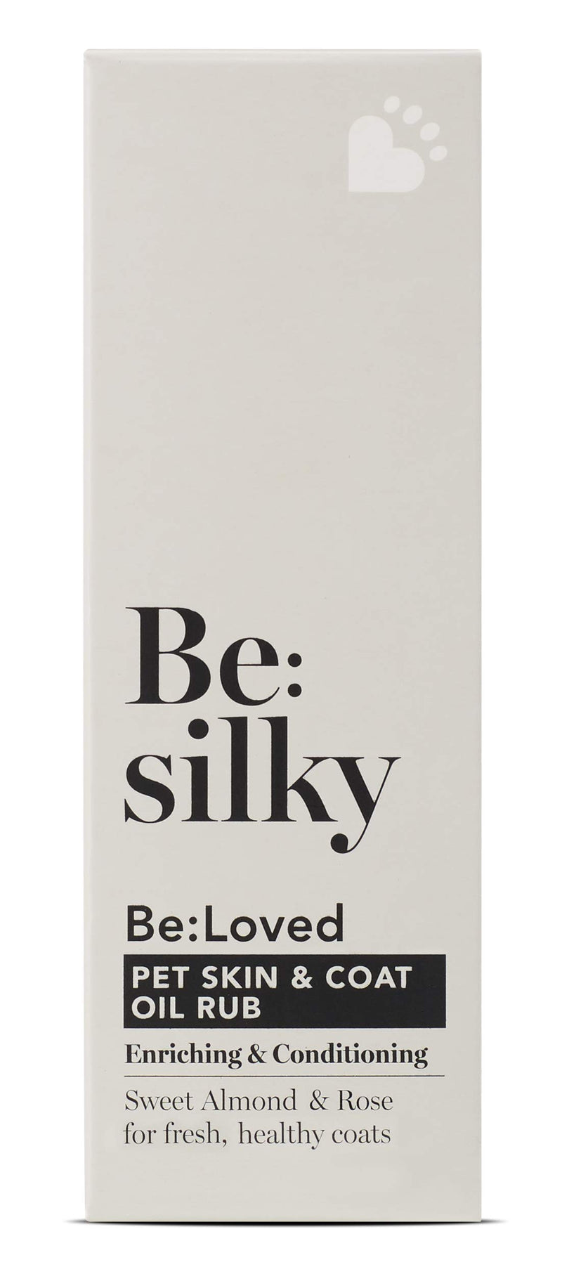 Be:Loved silky Pet Skin & Coat Oil Rub Enriching & Conditioning, Natural Ingredients Sweet Almond & Vitamin E Oils - 50ml, green - PawsPlanet Australia