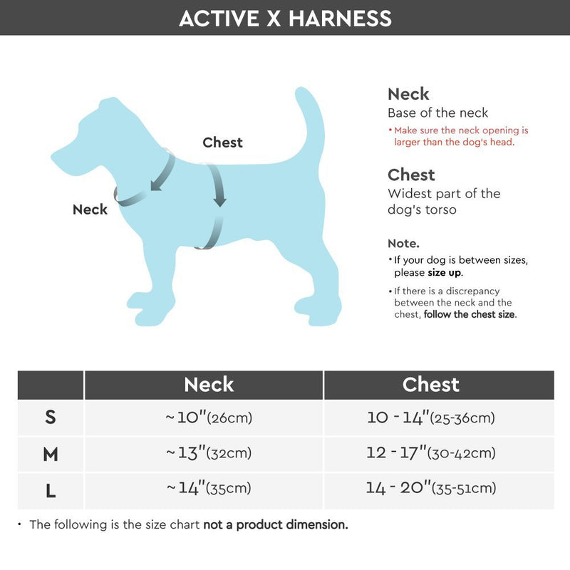 [Australia] - Gooby - Active X Head-in Harness, Choke Free Small Dog Harness with Synthetic Lambskin Soft Strap Large chest (14-20") Purple 