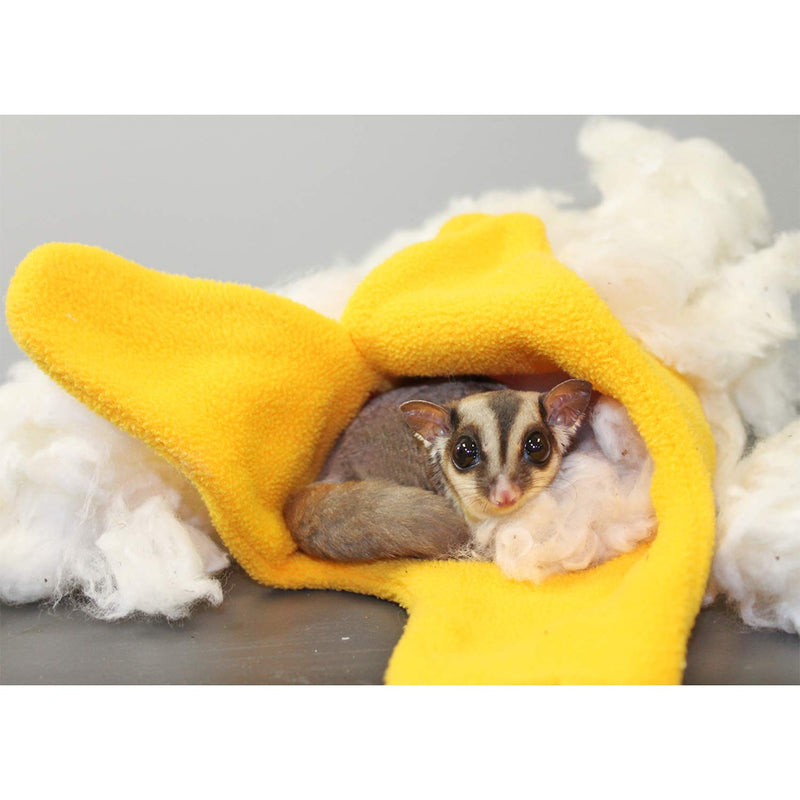 [Australia] - All-Natural Nesting Material - 100% Cotton Eco-Friendly Animal Bedding - For Sugar Gliders, Squirrels, Hamsters, Rabbits, Chinchillas, Rats, Mice, Gerbils, Guinea Pigs and Other Small Pets 4 oz. 