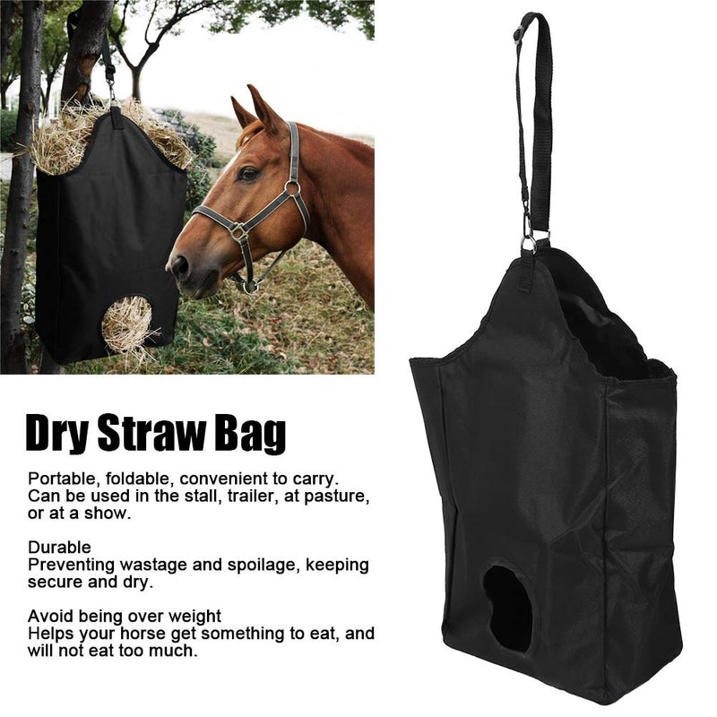 Cikonielf Hay Storage Bag Large Capacity Hanging Oxford Cloth Feeding Dry Straw Bag Feeder Hay Bag Tote for Cows Goat Horse Sheep - PawsPlanet Australia