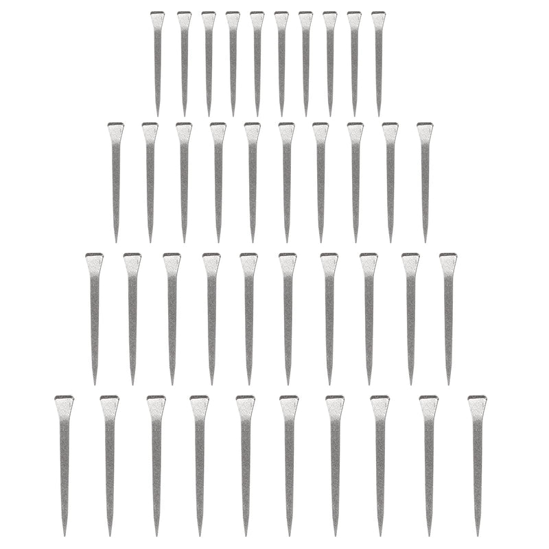 JZHBEI 40PCS Steel Horseshoe Nails, Stainless Steel Horseshoe Tools, for Horse Training Equestrian Sports, E3/1.78 Inch, E4/1.87 Inch, E5/2 Inch, E6/2.13 Inch - PawsPlanet Australia