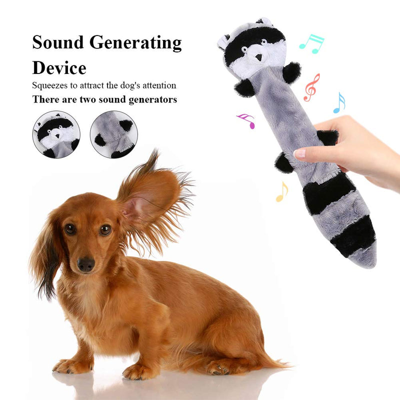 Dog Squeaky Toys,3 Pack Durable Interactive Pet Toys Crinkle Dog Toy No Stuffing Animals Dog Plush Toy Dog Chew Toy for Small Midum Dogs 3pcs - PawsPlanet Australia