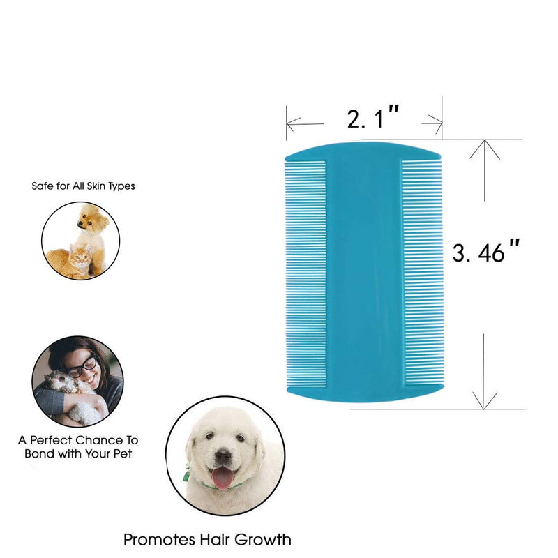 [Australia] - zYoung 3 Pcs Dog Comb, Tear Stain Remover, Dog Eye Stain Remover, Dog Grooming Comb, Comb for Dogs, Gently Removes Mucus and Crust, Tear Stain Remover for Dogs, Pet Tear Stain Remover 3pcs 