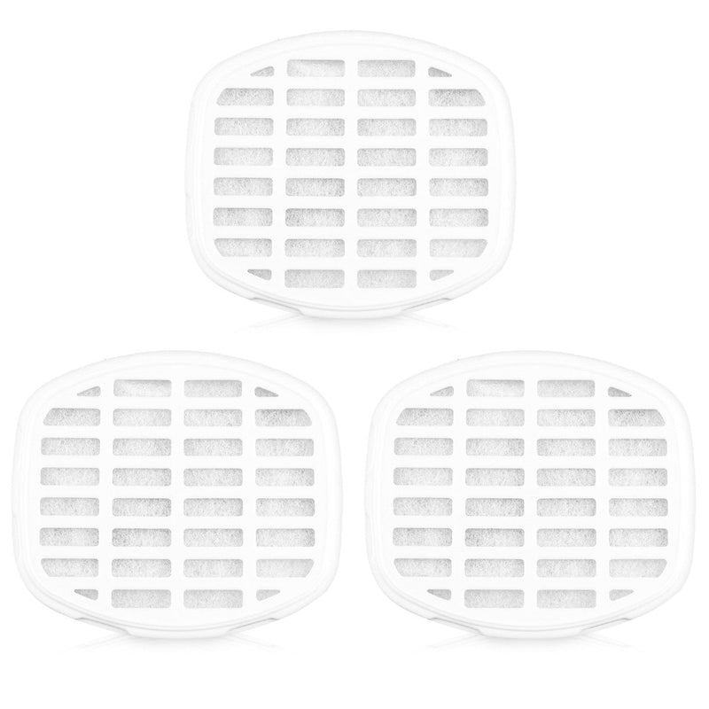 Navaris Charcoal Water Filter Replacements for Pet Fountain - Filter Cartridges for Pet Water Well - Protects against Odour and Flavour - Pack of 3 - PawsPlanet Australia
