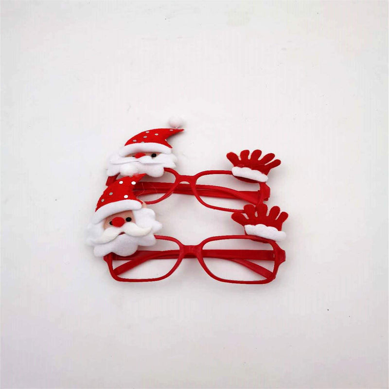 3t group 2 Christmas Glasses 6 Christmas Children's Toys Crackling Ring Christmas Decoration Ornament for Children Toy Party - PawsPlanet Australia