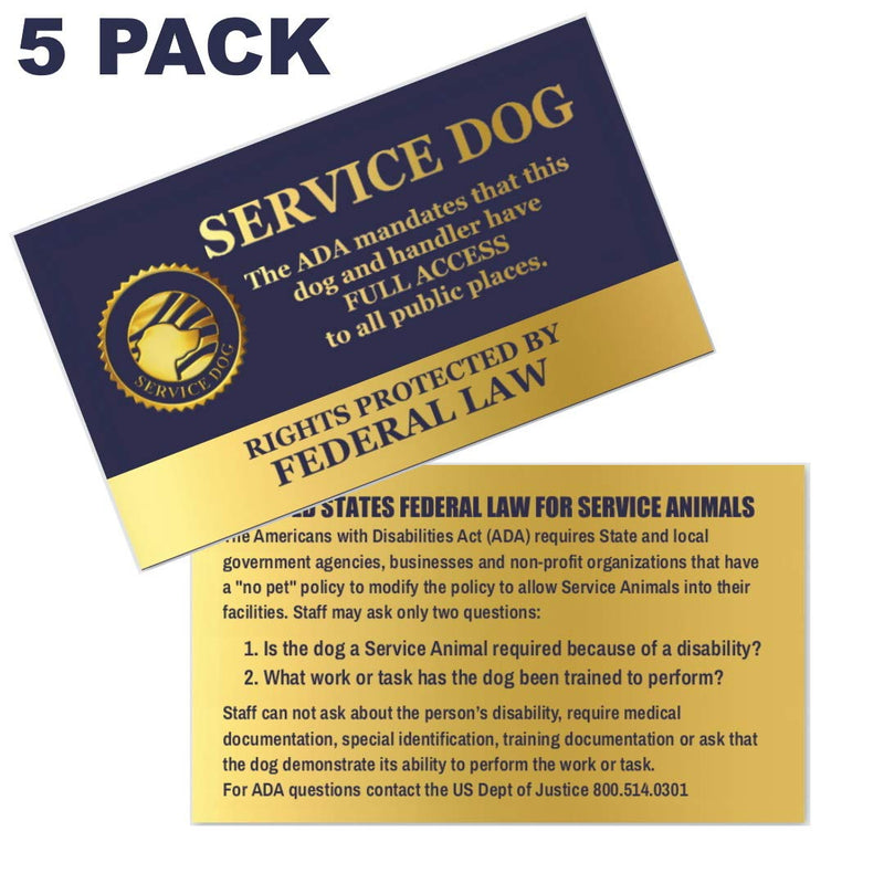 WORKINGSERVICEDOG.COM EZ-Sling Small Service Dog Sling Carrier - Includes Five Service Dog Law Handout Cards - PawsPlanet Australia