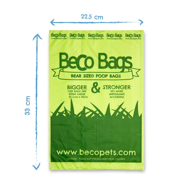 [Australia] - Beco Bags Dog Waste Bags Extra Thick and Strong Poop Bags for Dogs, Leakproof, Anti-Tear, Degradable Value Pack (270 Bags) X 