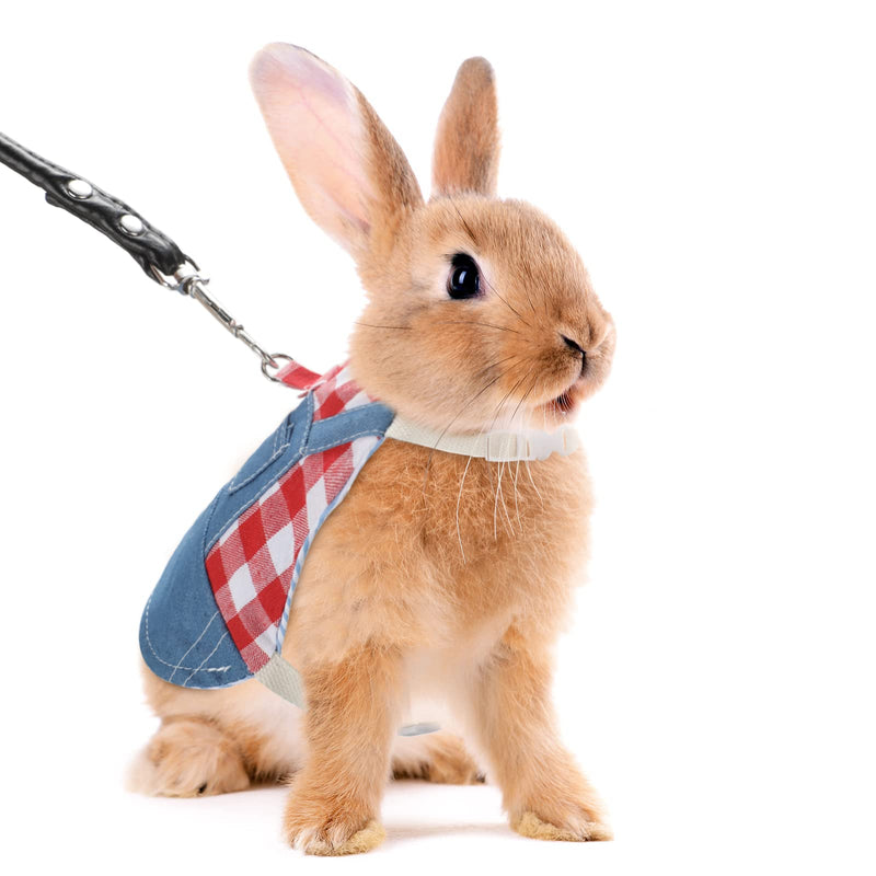 Rabbit Harness and Leash Bunny Stuff Rabbit Walking Harness Bunny Leash and Harness Small Bunny Essentials Bunny Rabbit Harness with Leash for Kitten Puppy Small Pets Walking Cute Color S - PawsPlanet Australia