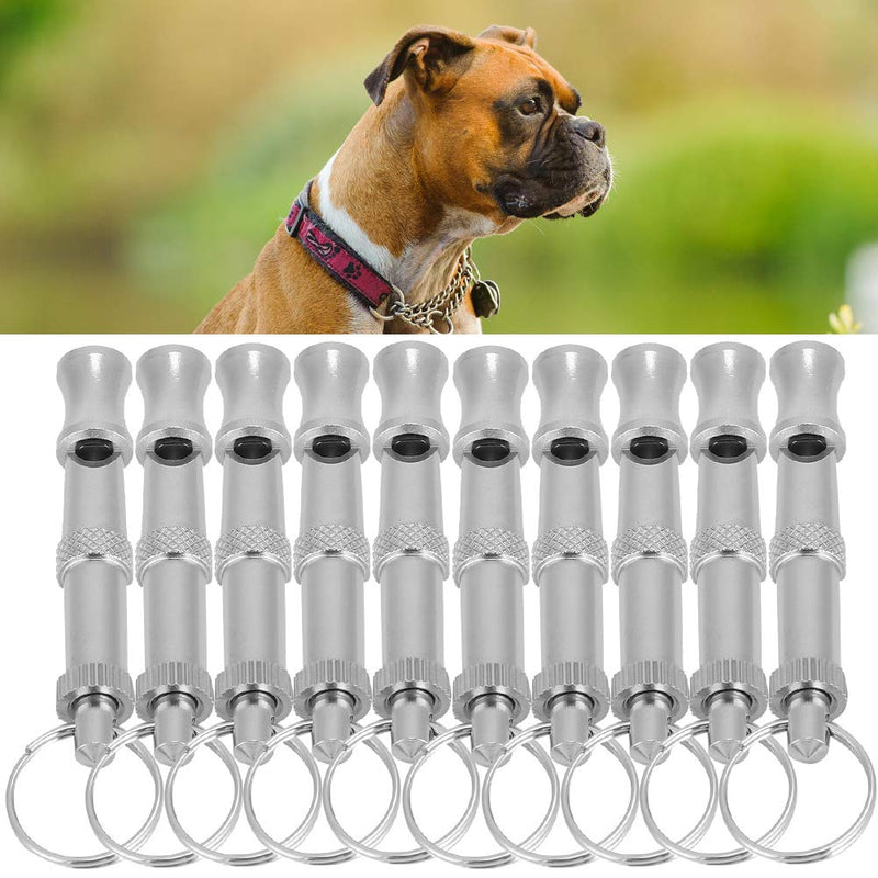 Pet Stainless Steel Whistle Supplies Adjustable Dog Whistle Pet Whistle, Adjustable Dog Whistle, Trainer Sound Waves Stainless Steel Pet Supplies Puppy for Pet - PawsPlanet Australia