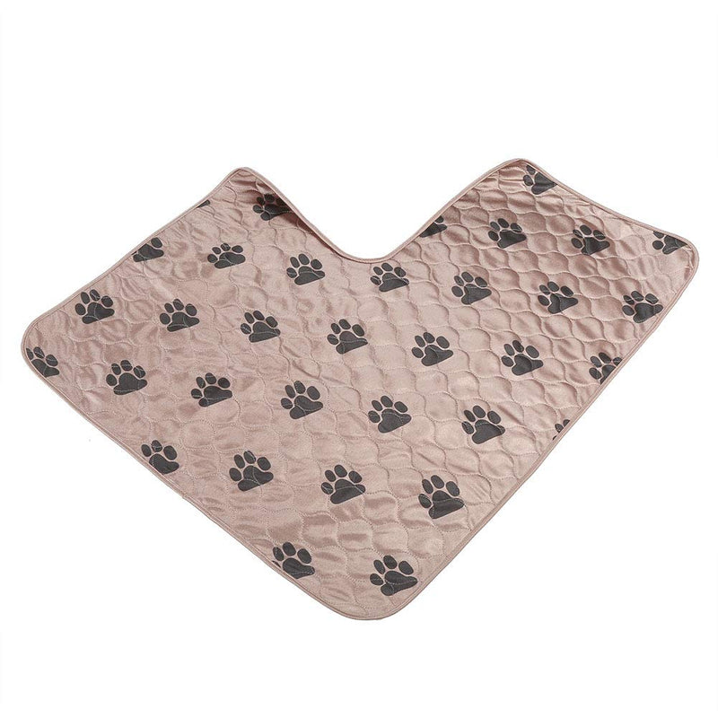 Liyeehao Pet Dog Pee Training Pad Urine Mat Reusable Washable Quick Absorb 3 Sizes(brown, 70 * 80cm) - PawsPlanet Australia