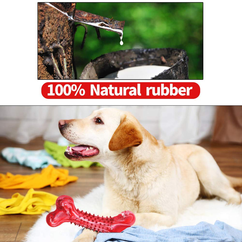 WenX Durable dog chew toy, an indestructible dog toy for dog teeth cleaning, an interactive toy for small and medium dogs (Flesh L) Flesh L - PawsPlanet Australia