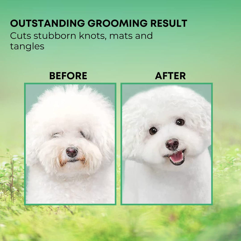 MYDAISY dog brush undercoat, dog brush long hair undercoat, cat brush long hair, dog comb, undercoat brush cat, dog brush, undercoat brush dogs, dog comb longhair L blue - PawsPlanet Australia