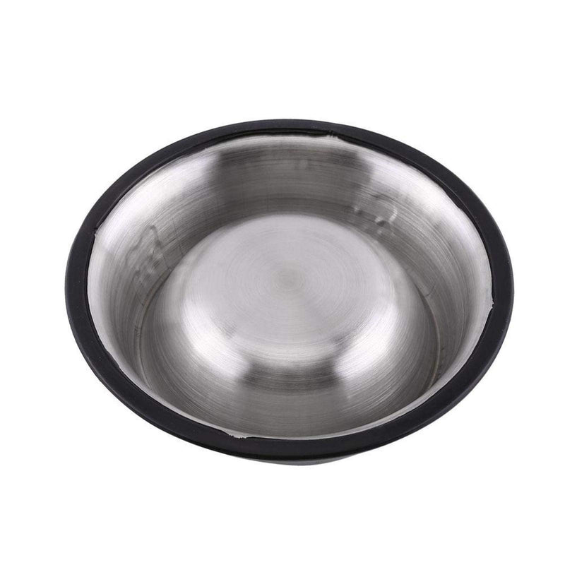 Garosa Stainless Steel Dog Bowl Pet Feeding Station Dog and Cat Bowls Neater Feeder Dog Bowl Holder for Dogs Cats Puppy(22cm) 22cm - PawsPlanet Australia