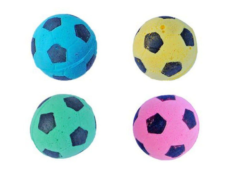 PETFAVORITES Foam Soccer Balls Cat Toys - Pack of 12 12 Pack - PawsPlanet Australia